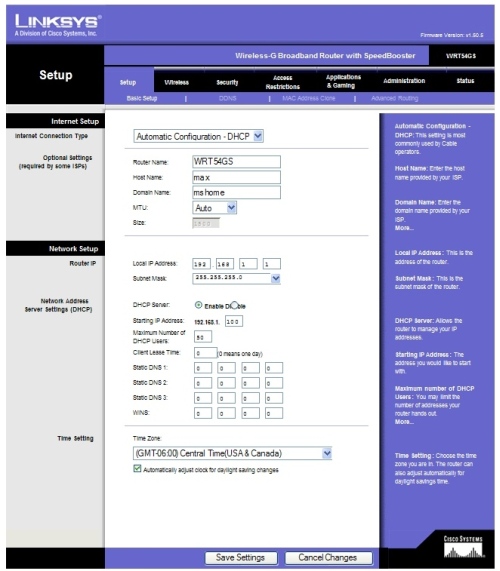    Linksys Wrt54gl -  11